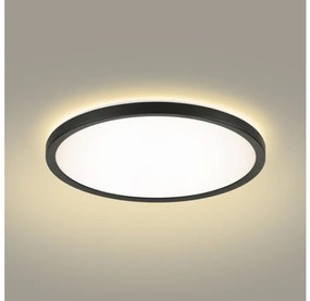 Brilagi - LED Fürdőszobai lámpa ULTRA SLIM LED/18W/230V átm. 30 cm fekete IP54