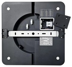 LED Fürdőszobai mennyezeti lámpa érzékelővel ELLÉ LED/24W/230V 26x26 cm IP54 antracit