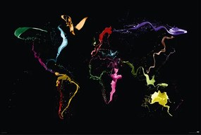 Plakát Michael Tompsett - World map, (91.5 x 61 cm)