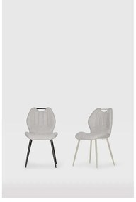 Világosszürke étkezőszék szett 4 db-os Muli – Marckeric