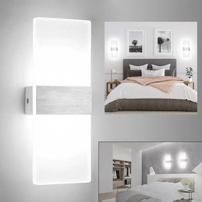 Led Fali Lámpa Modern fehér 18W 85-265V