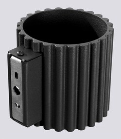 Fekete fali lámpa ø 10 cm Zora – Sollux