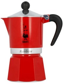 Kotyogós Kávéfőző Bialetti Rainbow 6 Csészék Piros Fém Alumínium 240 ml 300 ml