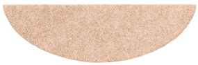 10 db krémszínű tűlyukasztott öntapadó lépcsőszőnyeg 56x17x3 cm