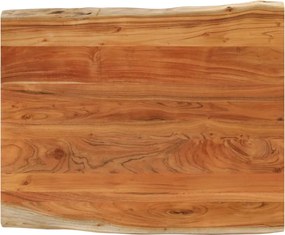 vidaXL tömör akácfa téglalap alakú asztallap 90x80x2,5 cm