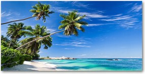 Fotó üvegkép Trópusi tengerpart 140x70