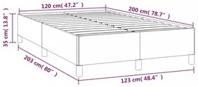 zöld szövet ágykeret matrac nélkül 120x200 cm