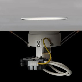 6 db Süllyesztett spotlámpa fehér forgatható és dönthető - Ötvözet