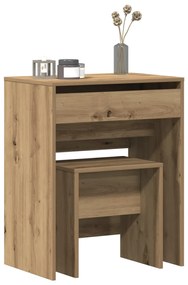 Sminkasztal Tükörrel Artisan Tölgy F_floor_Angegyár