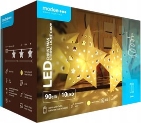 Csillag lámpák Bat modee 0,9m Warm meleg szín 10LED ML-C3029 karácsonyi
