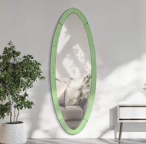 Oslo fali tükör zöld 55x2x150 (belső tükör mérete 42,5x137,5)cm