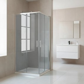 Soul 80x80 cm szögletes zuhanykabin tálca nélkül