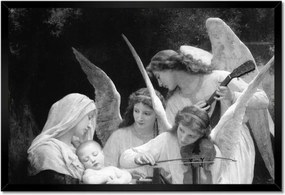 Poszterek keretben 60x40 Bouguereau Angyalok éneke