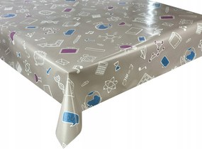 Abrosz Cerata Méteres Iskolai Kémia Szürke Lila x 180x140 cm