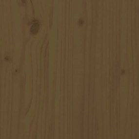 mézbarna tömör fenyőfa fejtámla 100x3x80 cm