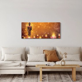 Kép - Buddha arany csillogással (120x50 cm)