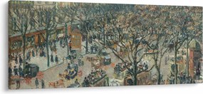 Kép - Camille Pissarro, Boulevard des Italiens, Morning, Sunlight, reprodukciók (120x50 cm)