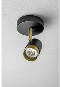 Lámpa Mennyezeti lámpatest ORIO, aluminium, 11.6x5.6x11.5, IP20, 1*GU10, max. 50W, kör, fekete