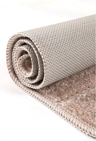 Barna fürdőszobai kilépő szett 2 db-os 50x80 cm Yeni Cizgli – Foutastic