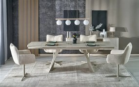Armani bővíthető étkezőasztal travertin 165-241cm
