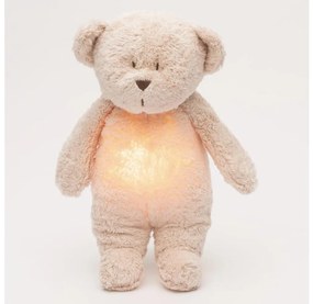 Moonie - Snuggle buddy dallammal és világítással medvebocs 2.0 organic rózsa