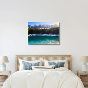 Kép - Karersee tó (70x50 cm)