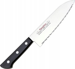 Masahiro kés Bwh Santoku Wave Edge 165mm