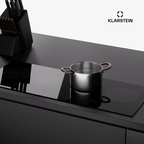 Klarstein Masterzone Slim Round, indukciós főzőlap, max. 7200 W, beépített, 4 zóna