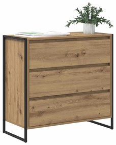 Széf fiókkal Művészi tölgy 79 x 36 x 75.5 cm Faanyag