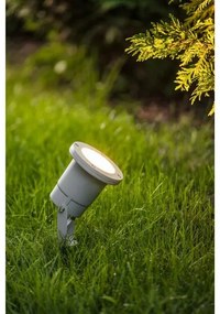 Lámpa Kerti lámpatest DIEGO, GU10, MAX. 35W, IP65, AC220-240V, 50/60Hz, aluminium, szürke
