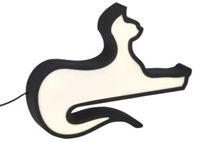 LED gyerek asztali lámpa CAT LED/13W/230V fekete