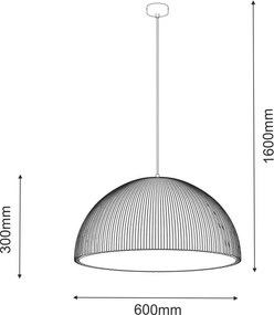 Antigo Gandra 5024 Függőlámpa 1x60W/E27 IP20