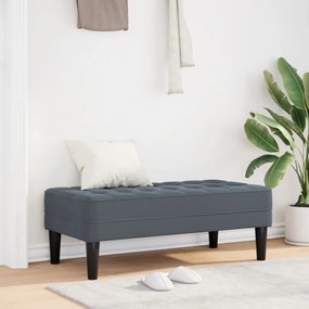 Pad Sötétszürke 113 cm Bársonyos