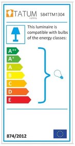 Aranyszínű függőlámpa fém búrával ø 22 cm Dodo – Opviq lights