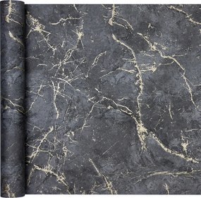 Tapéta Grafit Márvány arany Vinil Flizelina Mosható