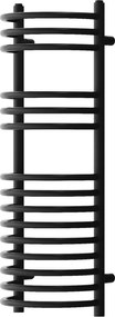 Mexen Eros Fürdöszobai radiátor 900 x 318 mm, 315 W, fekete - W112-0900-318-00-70 Törölközö száritó radiátor Törölközö száritó radiátor