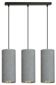 EMIBIG 1060-3 BENTE Ernyős Függesztett Lámpa Fekete, Szürke E14 IP20
