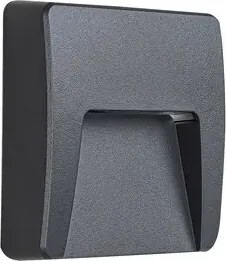 Rabalux kültéri led fali lámpa 3w 100lm 4000k antracit trento