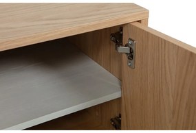 Natúr színű moduláris TV-állvány tölgyfa dekorral 110x44 cm Modulair – vtwonen