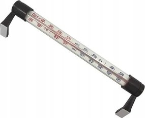 Ablakos hőmérő Pvc üveg 21cm barna TRM6B