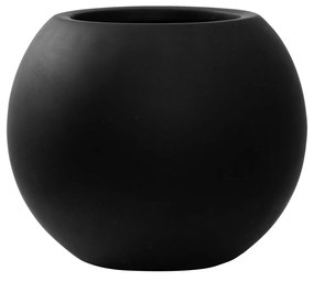 Květináč Beth, barva černá, více velikostí - PotteryPots méret: S - h 25 cm, ⌀ 31 cm