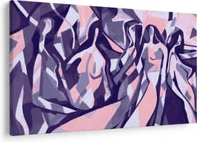 Kép - absztrakt nők (90x60 cm)