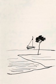 Poszter 68x101cm Tengerparti nyugalom