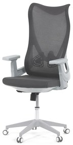 Scaun rotativ de birou gri cu design unic. KA-S248