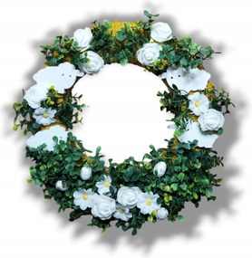 Húsvéti tavaszi koszorú bejárati ajtóra kézzel készített handmade 30c