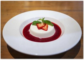 Poszterek 100x70 Desszert eperrel