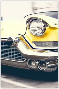 Poszterek 80x120 Sárga Cadillac