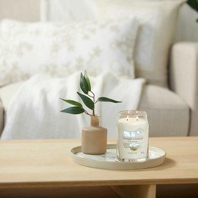 Yankee Candle Signature Clean Cotton  illatos gyertya nagy üvegben, 567 g, L