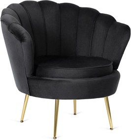 Fotel Szürke Bársony Kárpittal. ANGEL