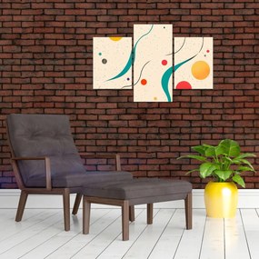 Kép - Minimalista színes illusztráció (90x60 cm)